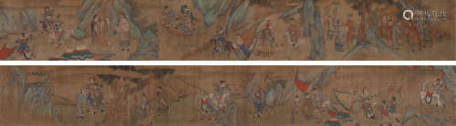冷枚（1669～1742） 人物手卷 手卷 设色绢本