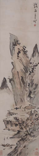 高其佩（1660～1734） 清泉幽居 立轴 设色纸本