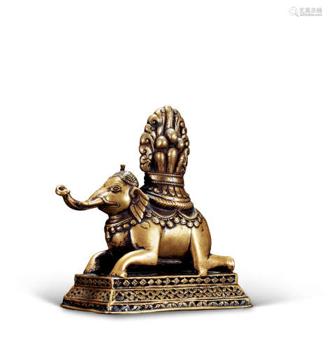 15-16世纪 象宝 红铜