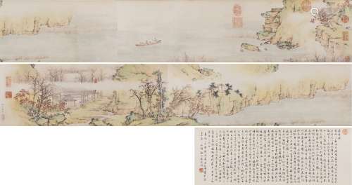 Qiu Ying(1494-1552) Red Cliff Handscroll,