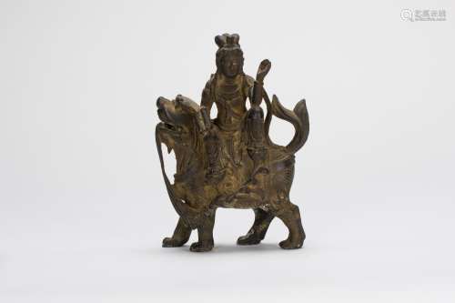 Qing-A Bronze Manjusri