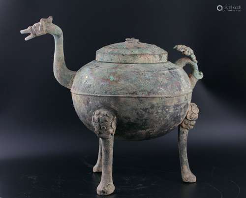 A Chinese Bronze Incense Burner