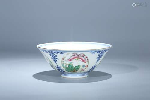 A Chinese Famille Rose Porcelain Bowl