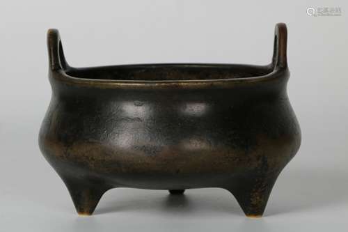 A Chinese Bronze Incense.