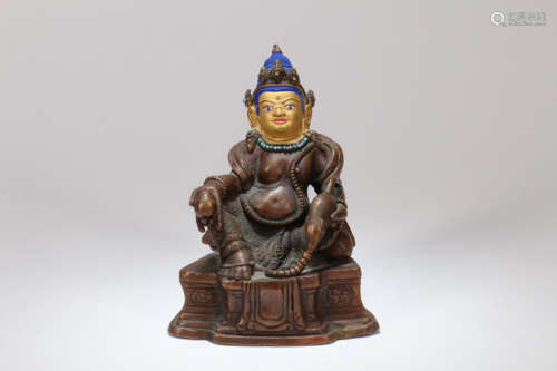 A Chinese Gilt Bronze Buddha Statue