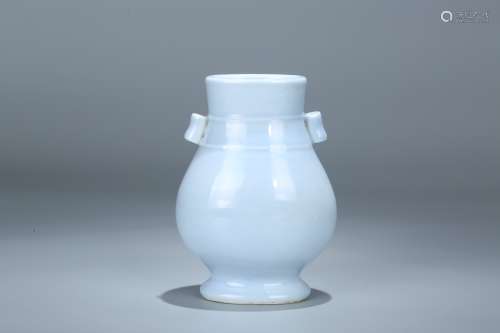 A Chinese Light Blue Glazed Porcelain Jar