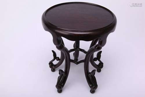 A Chinese Rosewood Stool