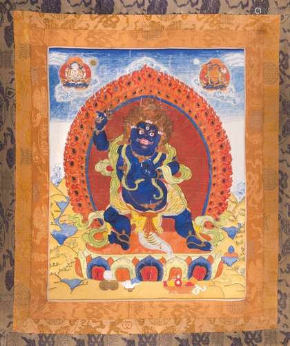 Mahakala tenant le vajra