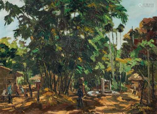 DO HOANG (XXe) École des Arts Appliqués de Gia Dinh Peintre actif à Saigon entre 1950 et 1960