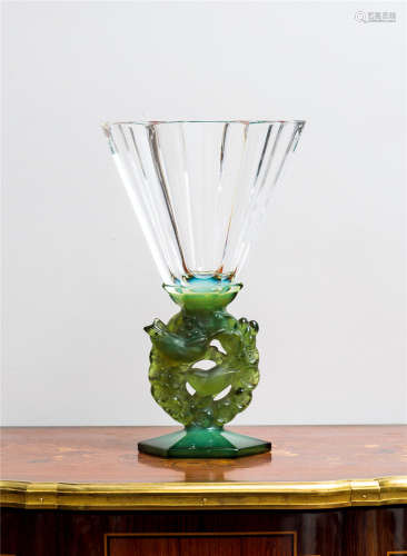 20世纪初 法国莱俪琉璃花瓶