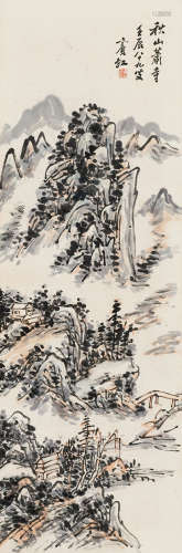 黄宾虹（1865～1955） 山水 立轴 纸本