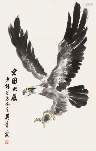 吴青霞（1910～2008） 宏图大展 立轴 纸本
