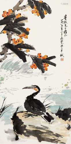 唐逸览（1942～） 花鸟 镜片 纸本