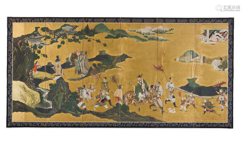 Narrative Scenes Anonymous Kano School (17th century)