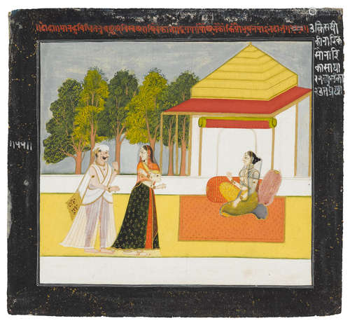 DATIA, CIRCA 1770 AN ILLUSTRATION TO THE SAT SAI OF BIHARI