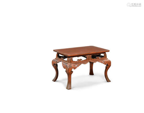 Edo period A negoro lacquer altar table
