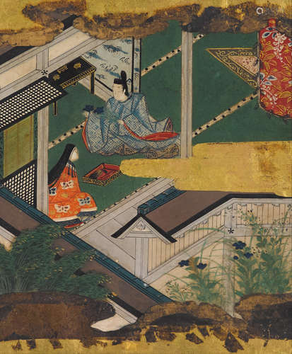 Scenes from the Tales of Ise or Tale of Genji Anonymous (Edo period)