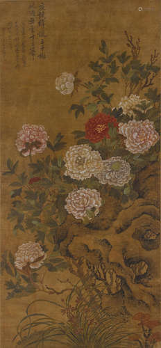 Peonies After Yun Shouping (18th/19th century)