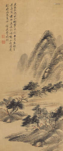 Landscape in the style of Mi Fu Attributed to Fei Qinghu (late 18th/early 19th century)