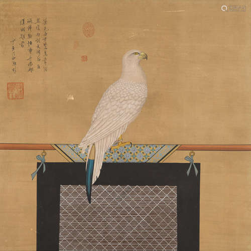 Two paintings of Birds of Prey Anonymous (Qing dynasty)