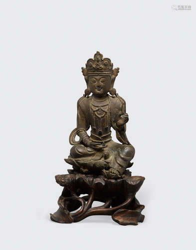 17th century A bronze figure of Guanyin