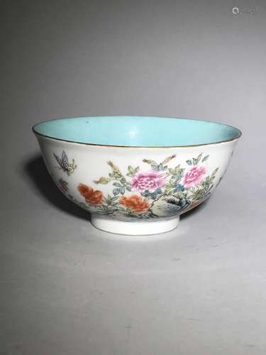 Qianlong Mark, A Famille Rose Bowl