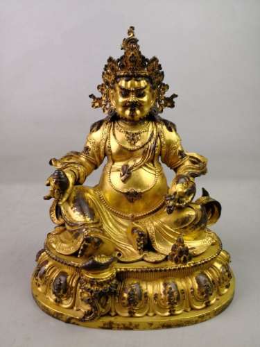 A Gilt Bronze Buddha Statue