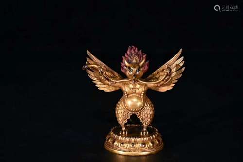 A Gilt Bronze Buddha Statue