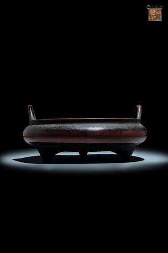 Yutangqingwan Mark, A Bronze Censer