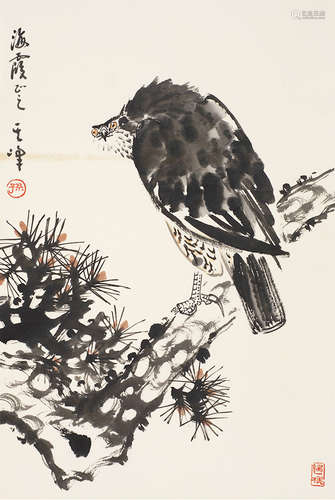 孙其峰（b.1920） 雄风 立轴 设色纸本