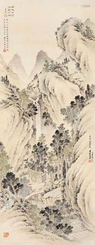 宋美龄（1898～2003） 山水 立轴 水墨纸本