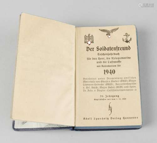 Der Soldatenfreund. Taschenjahrbuch für das Heer,