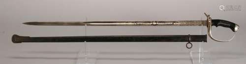 Rare cavalry sword KD 89 with blade etching