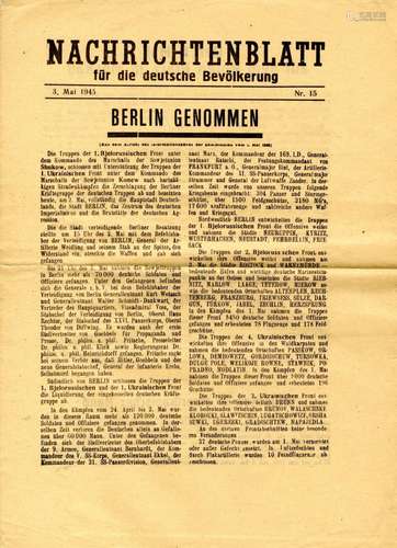 Berlin genommen - 