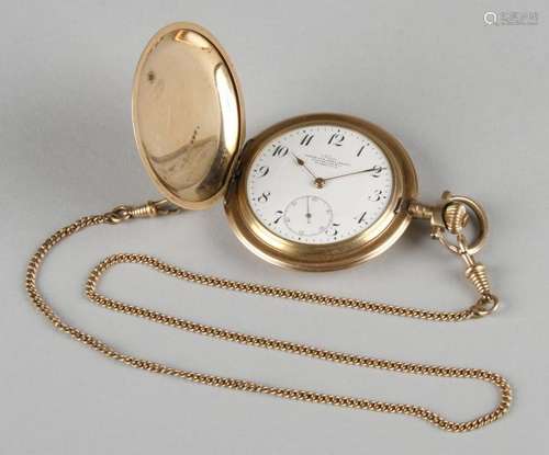 Glashütte. Golden pocket watch.