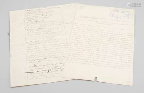 Crown Princess Victoria. Congratulatory list on the occasion of her 36th birthday on November 21, 1876 with 190 handwritten signatures