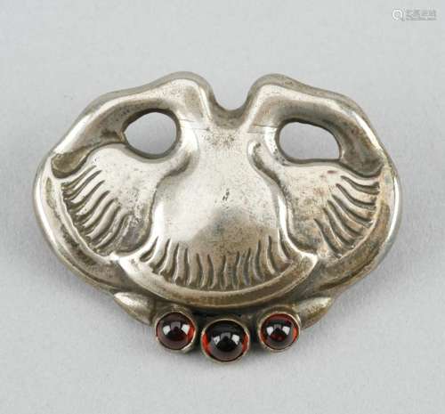 Georg Jensen. Art Nouveau brooch