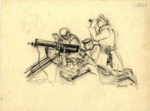 Last fights 1918. Three drawings