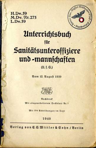 Unterrichtsbuch für Sanitätsunteroffiziere