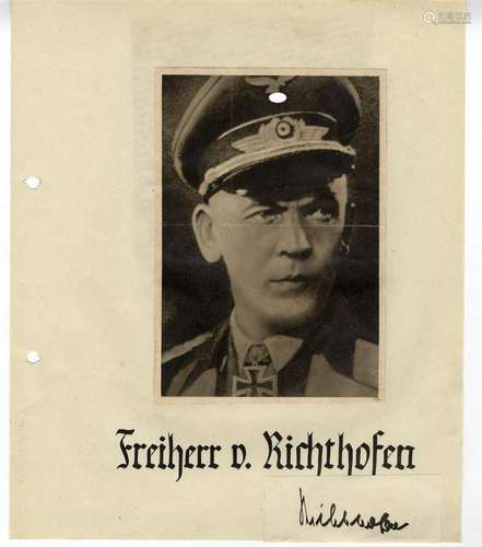 GFM Freiherr v.Richthofen. Dokumentation