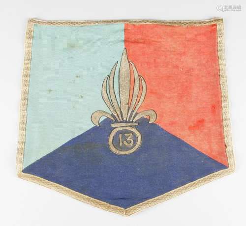 France. Trumpet banner (