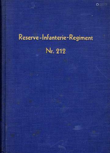 Geschichte des Reserve-Infanterie-Regiments Nr. 212