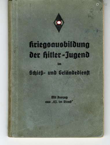 Kriegsausbildung der Hitler-Jugend. Seltene Vorschrift