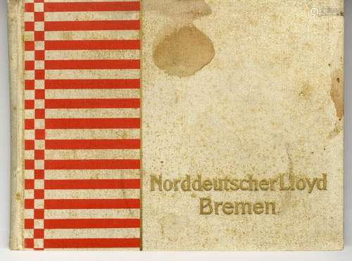 North German Lloyd Bremen. Trilingual book