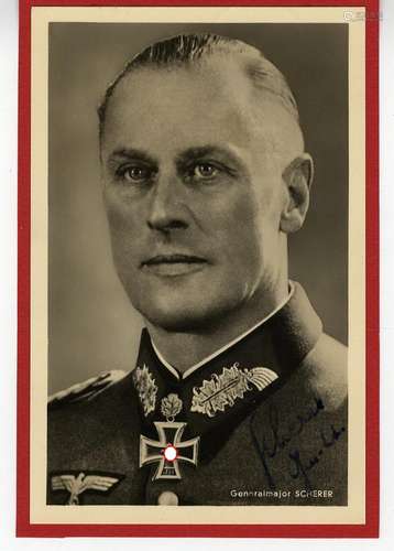 Scherer, Theodor (1889-1951). Generalleutnant.