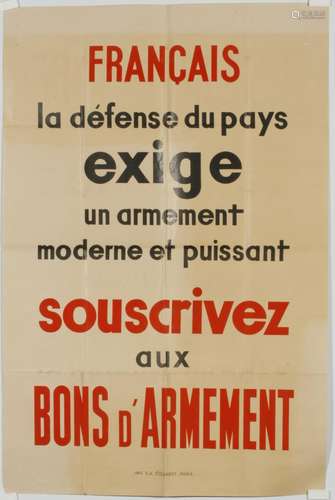 Poster / Placard - Francais.... Farbiges Plakat