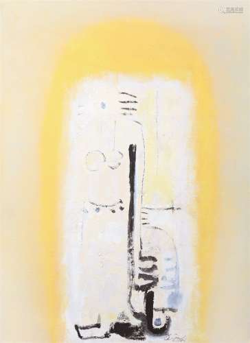 周长江（b.1954） 2001年作 互补系列2001.12 布面油画