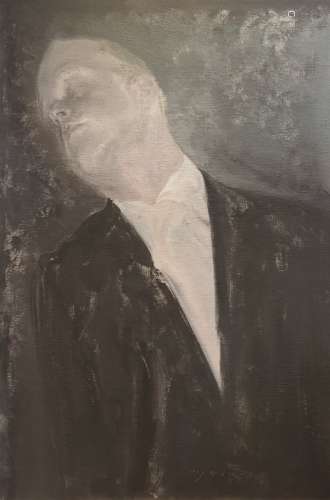 毛焰（b.1952） 2008年作 托马斯 布面油画