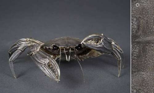 CRABE ARTICULE EN ARGENT