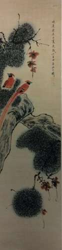 Chinese painting, hand painted scroll,